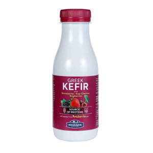 Kefir with stevia & red fruits